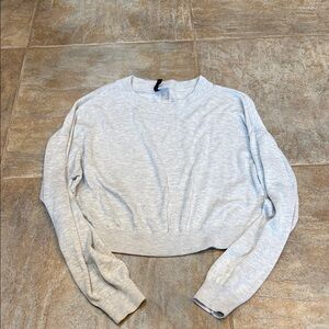 Divided Heather Gray Knit Top